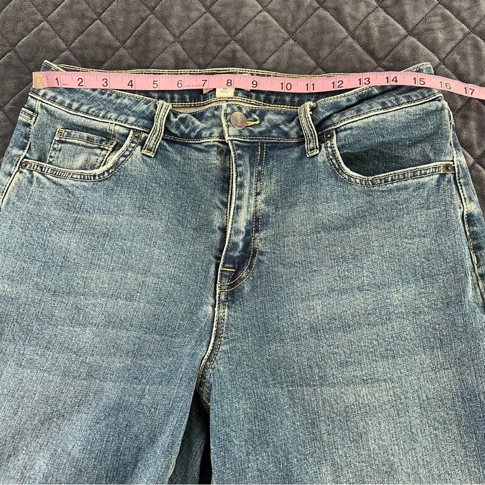 Nili Lotan X Target Wide Leg Jeans Women’s Size 12 Snap Button Sides C
